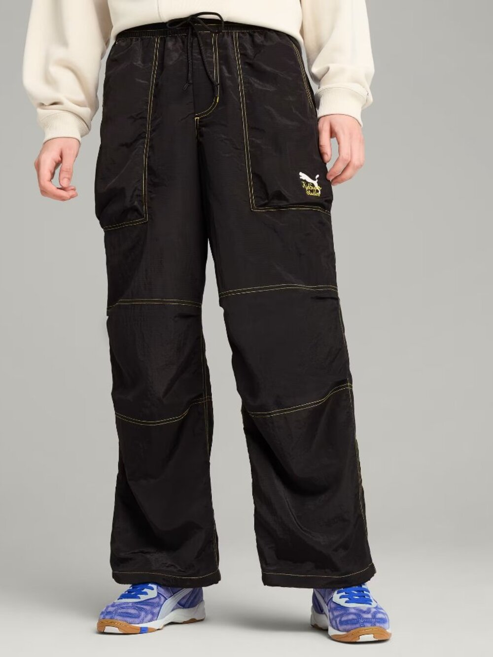 PUMA x KidSuper Studios Pants Black Men's XL 629515 01 NWT